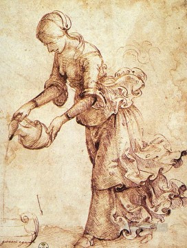 ドメニコ・ギルランダイオ Painting - 研究 1 ルネッサンス フィレンツェ ドメニコ ギルランダイオ